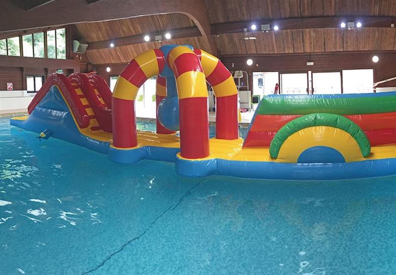 Indoor heated pool at Sandy Balls Holiday Village in Godshill, Fordingbridge