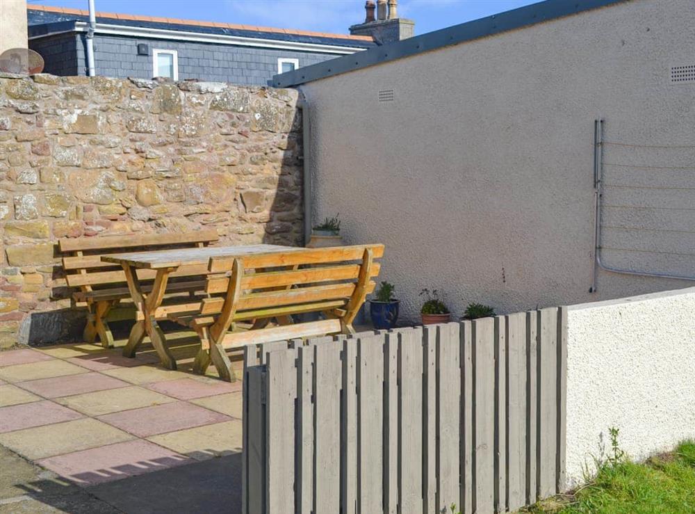 Outdoor area at Sandy Bay in Portmahomack, Ross-Shire