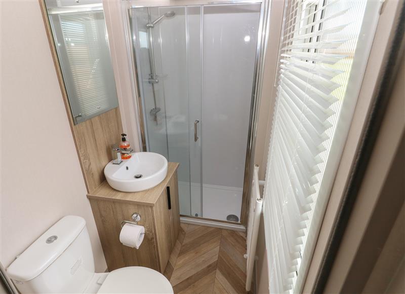 This is the bathroom at Sandy Bay Retreat, Hasguard Cross near Broad Haven