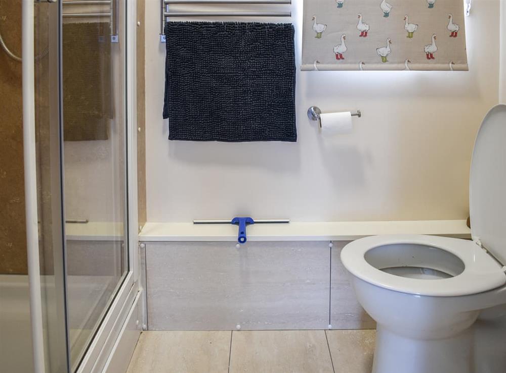 Shower room at Sandy Beck in Mundesley, Norfolk