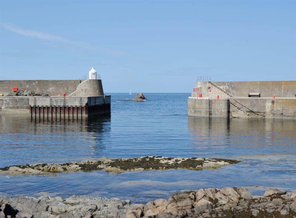 Findochty harbour at Sandy Brae Cottage in Findochty, Banffshire