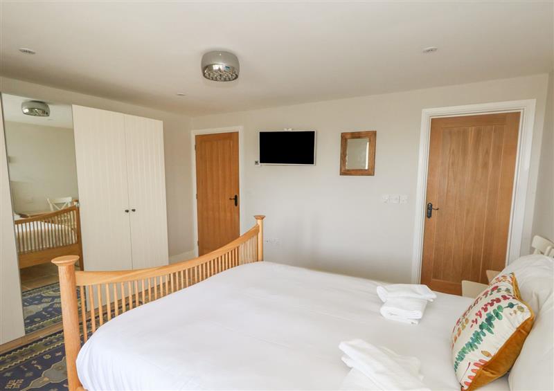 One of the 4 bedrooms at Sandy Combe, West Bay