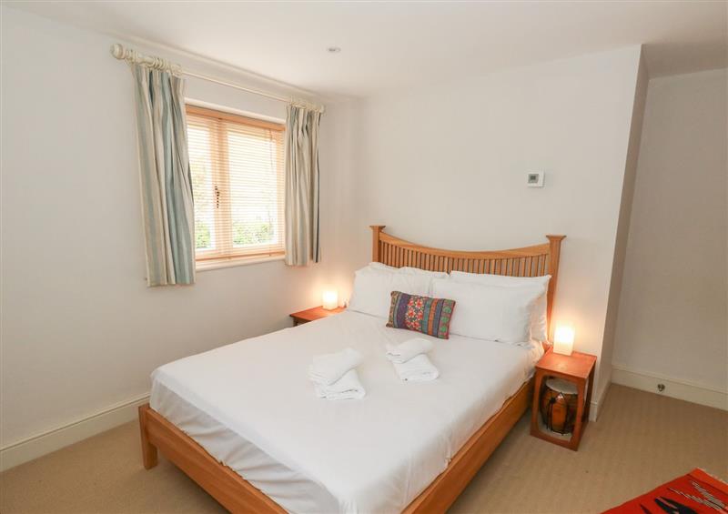 One of the bedrooms at Sandy Combe, West Bay