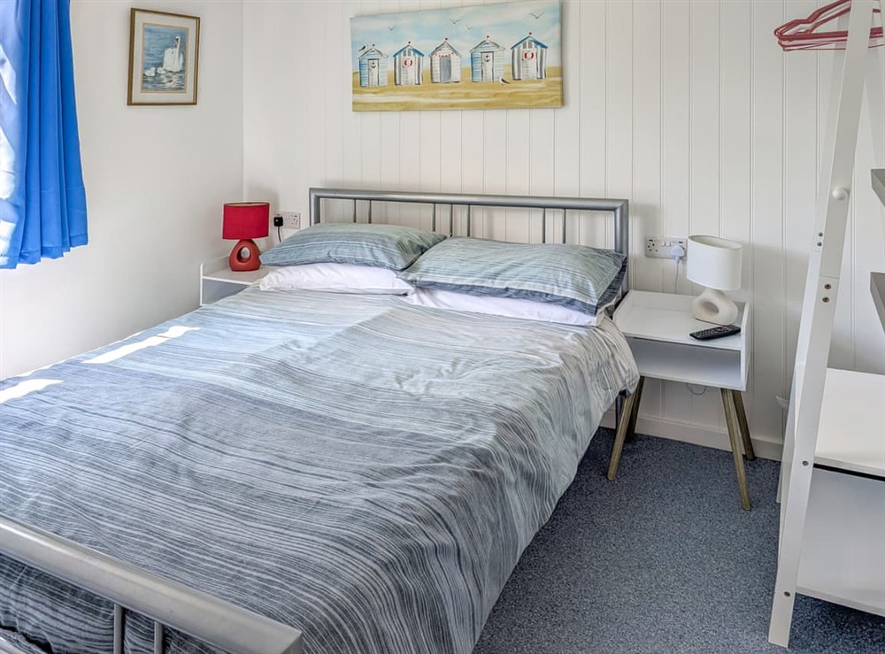 Double bedroom at Sandy Cott in Kilkhampton, Cornwall
