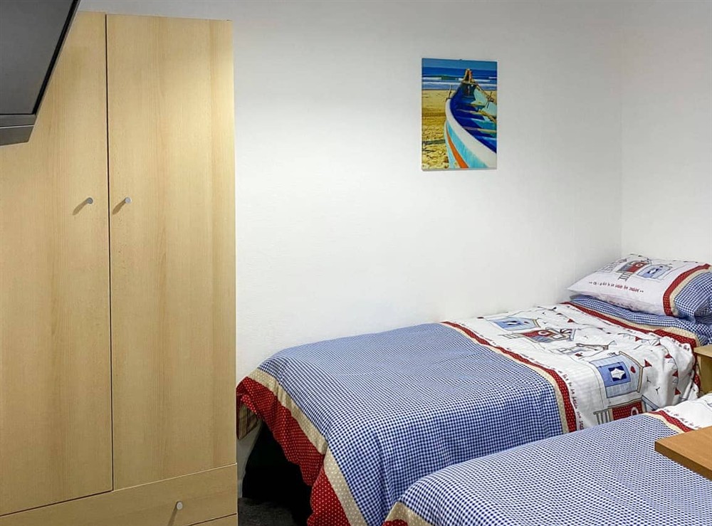 Twin bedroom (photo 2) at Sandy Cott in Kilkhampton, Cornwall