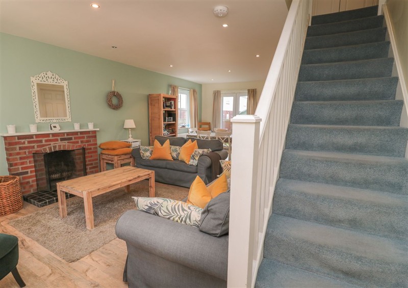 This is the living room at Sandy Cove, Beadnell