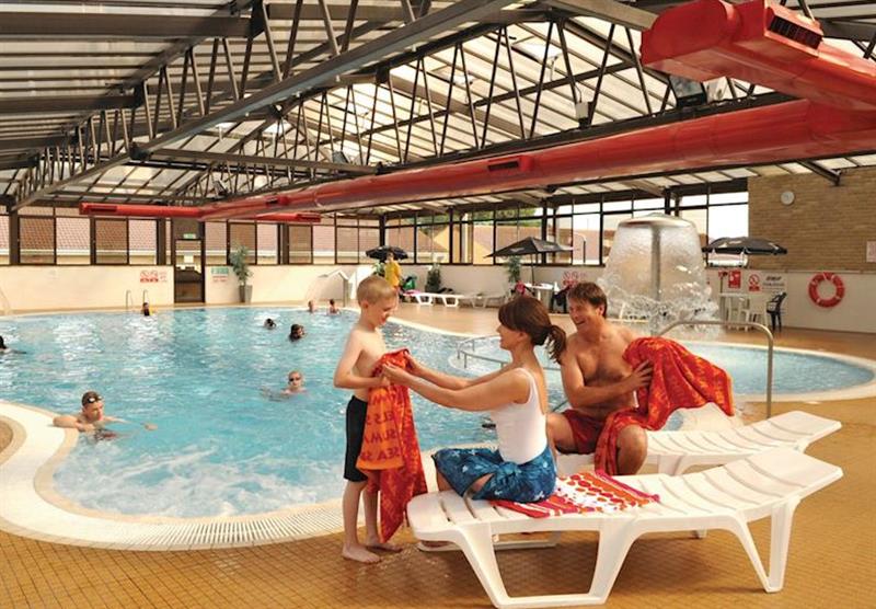 Indoor heated swimming pool (photo number 5) at Sandy Glade Holiday Park in Burnham-on-Sea, Somerset
