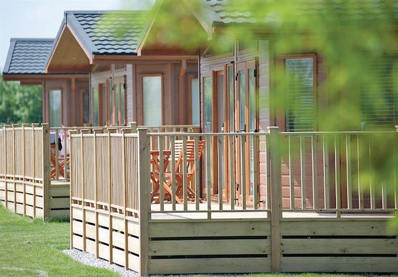 Typical Gold Lodge 3 at Sandy Glade Holiday Park in Burnham-on-Sea, Somerset