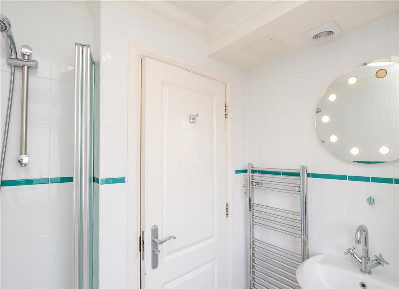 This is the bathroom at Sandy Haven, Swanage