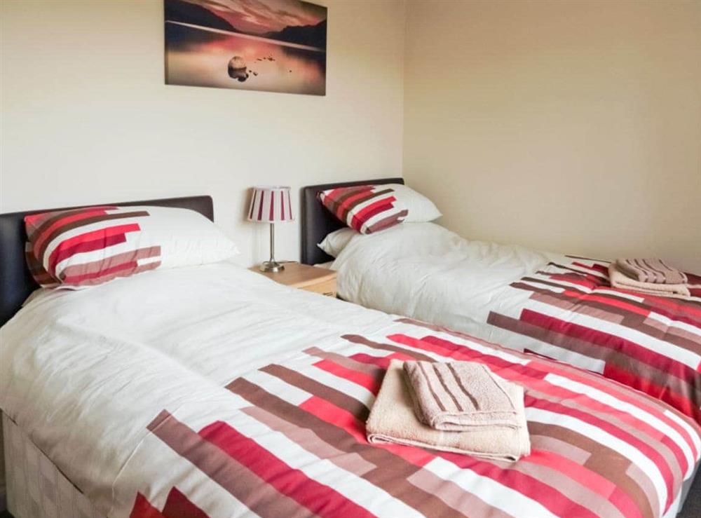 Twin bedroom at Sandy Lane in Southerness, Dumfriesshire