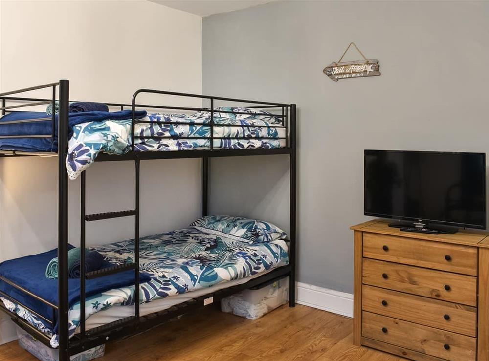 Bunk bedroom at Sandy Lodge Apartment in Hornsea, North Humberside