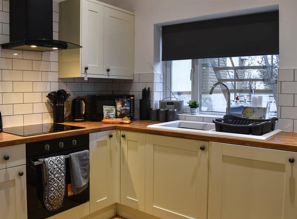Kitchen at Sandy Lodge Apartment in Hornsea, North Humberside