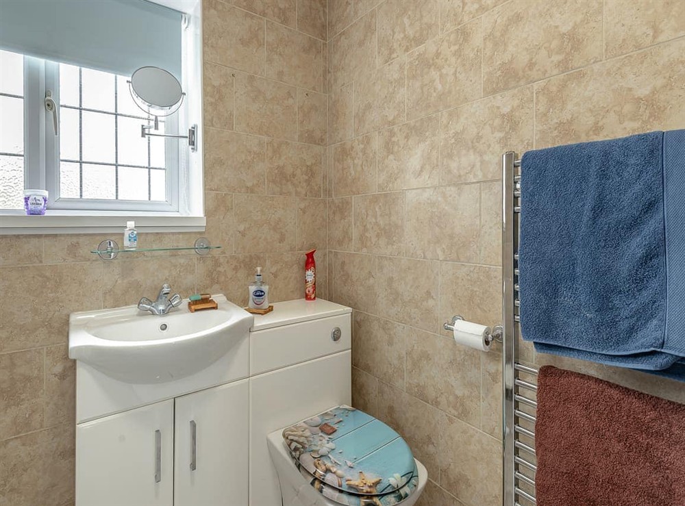 Bathroom at Sandy Lodge in Chapel St Leonards, Lincolnshire