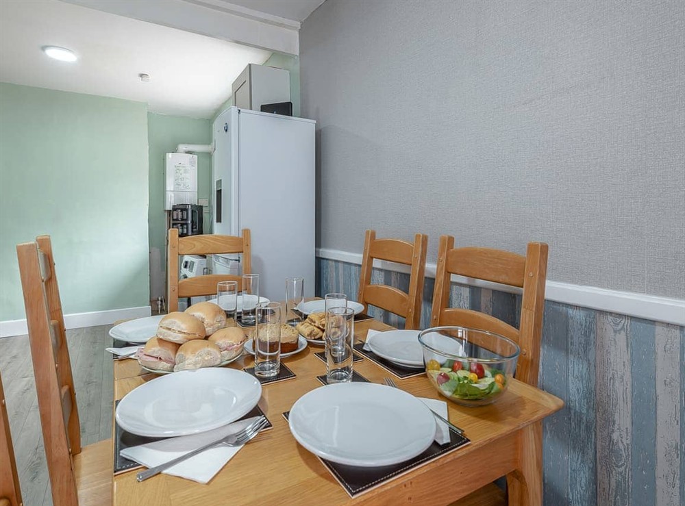 Kitchen/diner at Sandy Lodge in Chapel St Leonards, Lincolnshire