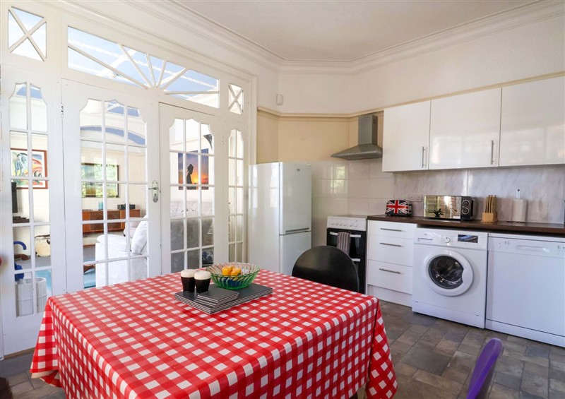 This is the kitchen at Sandy Shore, Bridlington