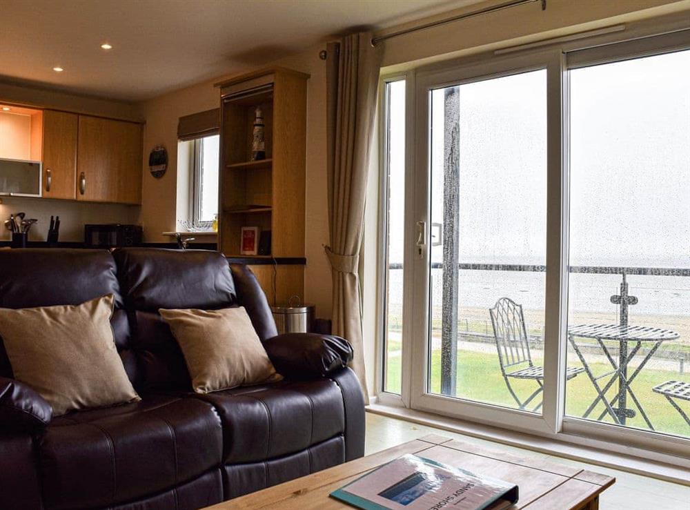Living area at Sandy Shores in Llanelli, Carmarthenshire, Dyfed