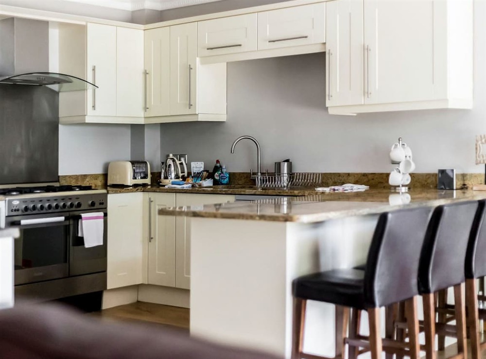 Kitchen at Sandy Shores in Poole, Dorset