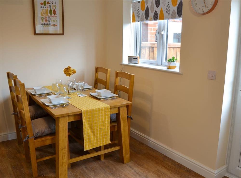 Dining area at Sandy Toes in Mundesley, near North Walsham, Norfolk