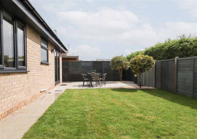 This is the garden at Sandy Toes, Sutton-On-Sea