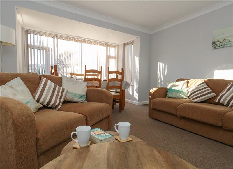 Enjoy the living room at Sandy Toes, Swanage