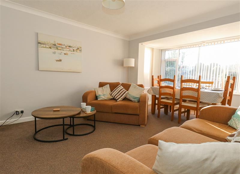 Relax in the living area at Sandy Toes, Swanage