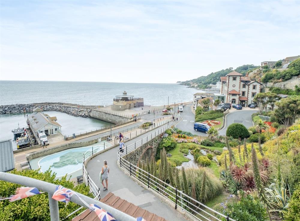 View at Sandy Toes in Ventnor, Isle of Wight