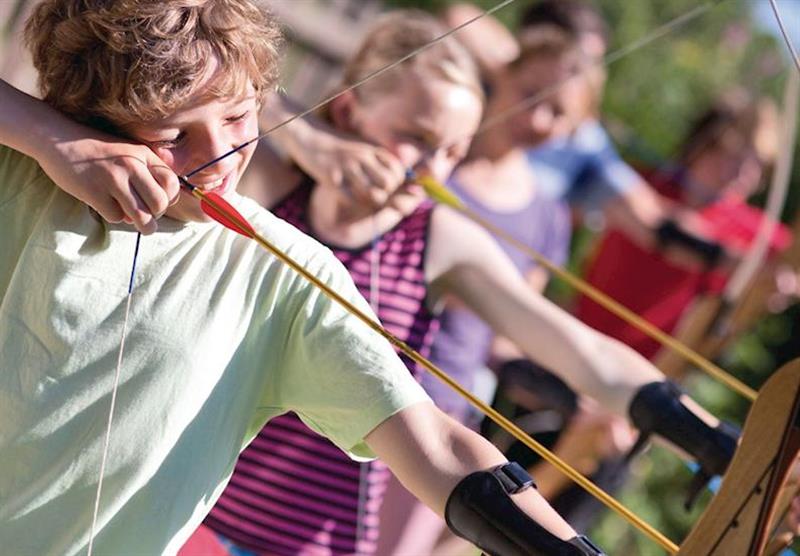 Archery at Sandybrook Country Park in Derbyshire, Heart of England