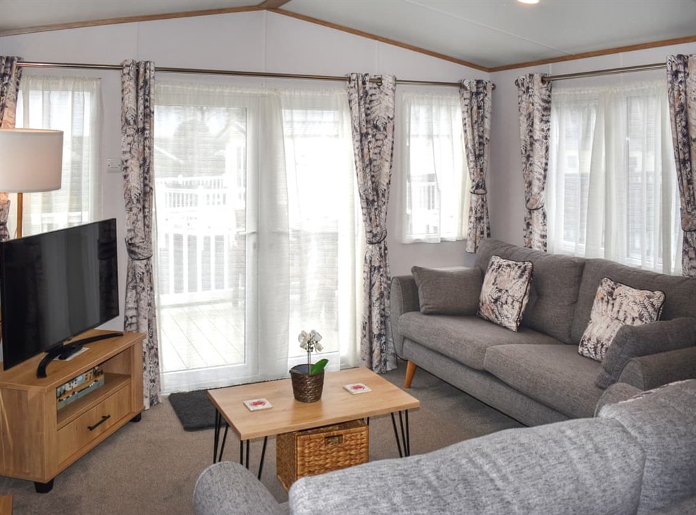 Living area at Sandycove 23 in Paignton, Devon