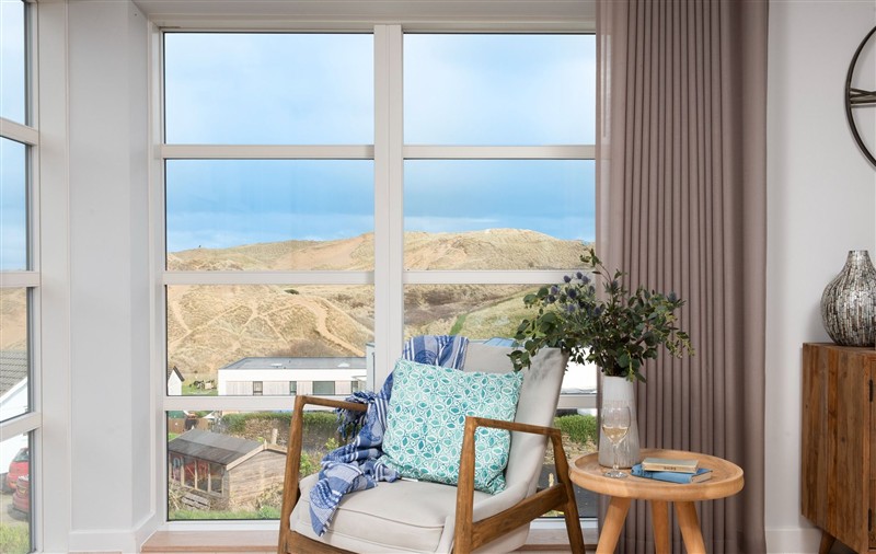 The living area at Sandyford, Cornwall
