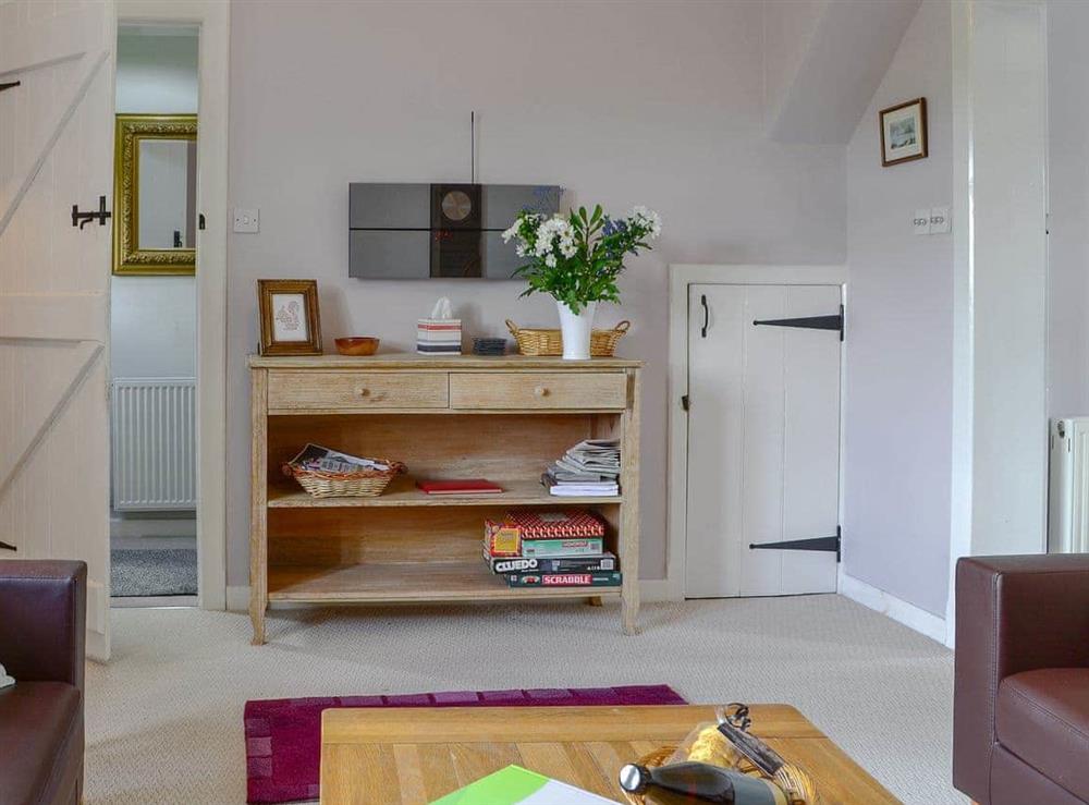 Comfortable living room at Sandyhouse Cottage in Milfield, near Wooler, Northumberland