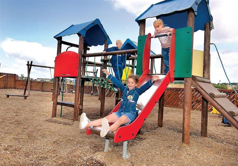 Adventure playground at Sandylands in Saltcoats, South West Scotland