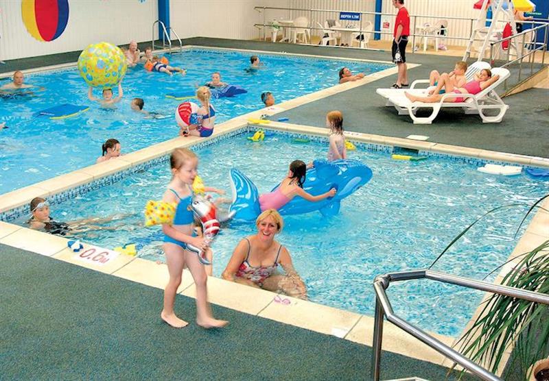 Indoor heated swimming pool at Sandylands in Saltcoats, South West Scotland