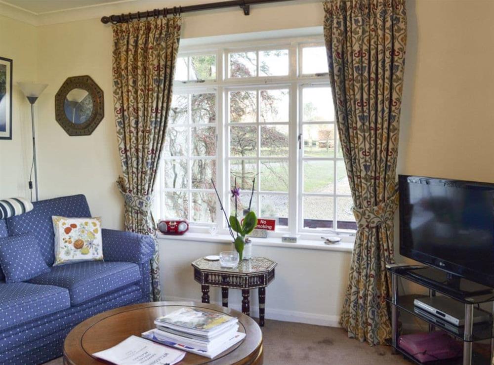 Cosy living room at Sapperton Cottage in Peaslake, near Guildford, Surrey., Great Britain