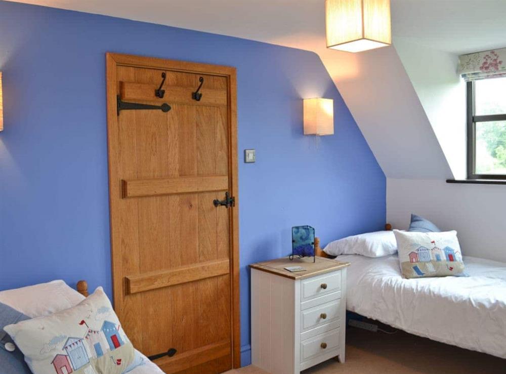Twin bedroom at Saracens Retreat in Wickmere, near Sheringham, Norfolk