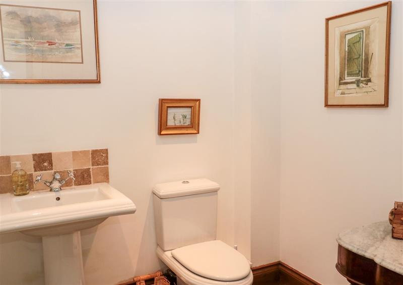 The bathroom at Sarahs Cottage, Hartburn near Morpeth