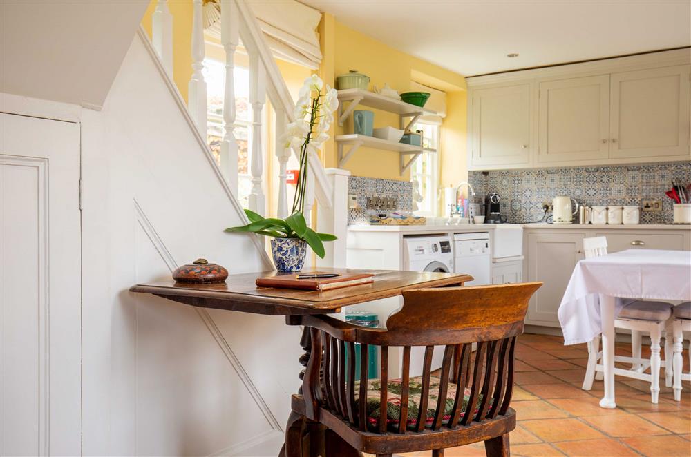 The sitting area leads onto the kitchen and dining area  at Saratoga Cottage, Bruern, near Chipping Norton
