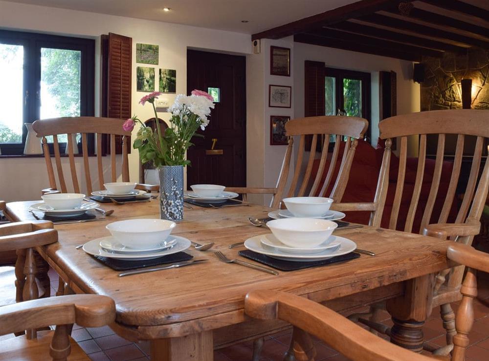 dining area at Sardis Cottage in near Kilgetty, Pembrokeshire, Dyfed