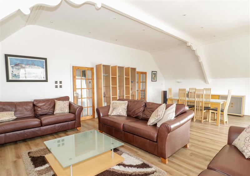 Relax in the living area at Saron Chapel, Penrhyn Bay
