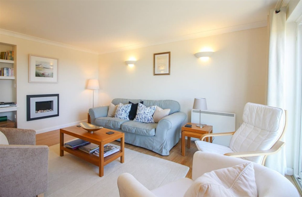 Living area at Sarum in Boscastle, Cornwall