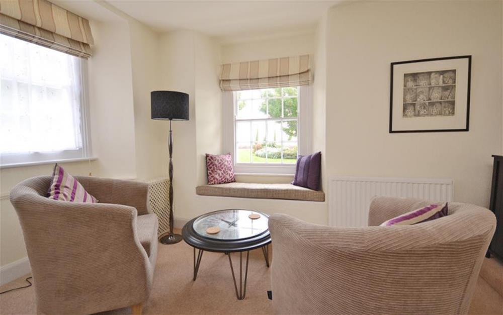 The seating area within the master bedroom. at Sashes in Minehead