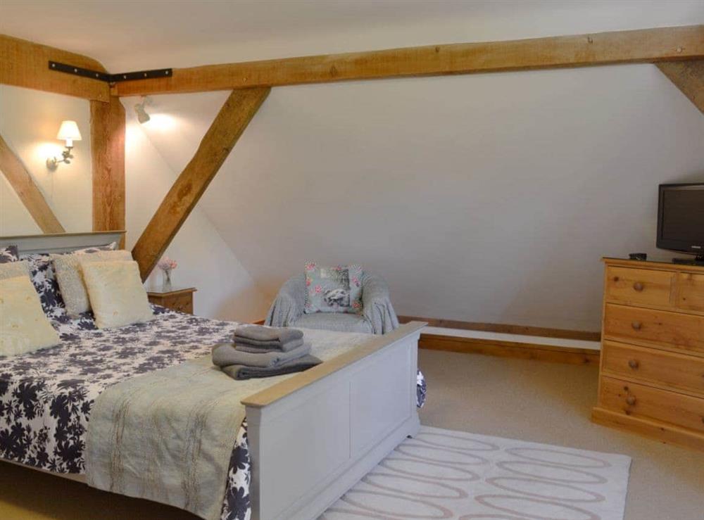 Spacious double bedroom at Saunders Oast Barn in Guestling, Nr Hastings, East Sussex., Great Britain
