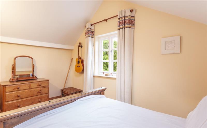 One of the 4 bedrooms at Sausage Cottage, Nr Bampton