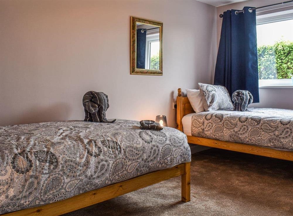 Twin bedroom at Saville in Llanfaes, Anglesey, Gwynedd
