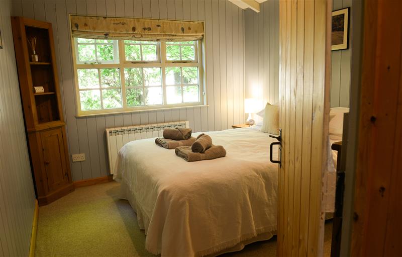One of the bedrooms at Sawmill Cottage, Beaminster