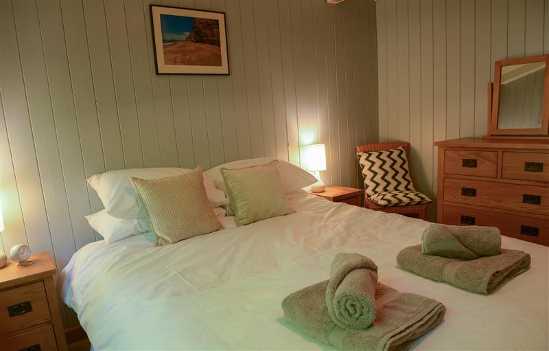 This is a bedroom at Sawmill Cottage, Beaminster