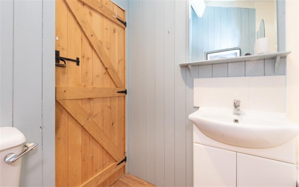 Bathroom at Sawmill Cottage in Netherbury