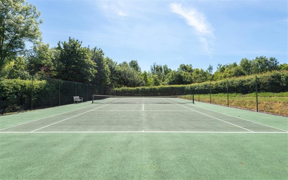 Guest use of Tennis Court at Sawmill Cottage in Netherbury