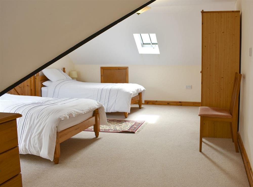 Good sized en-suite triple bedroom at Sawmill Cottage in Puncknowle, Dorchester., Dorset
