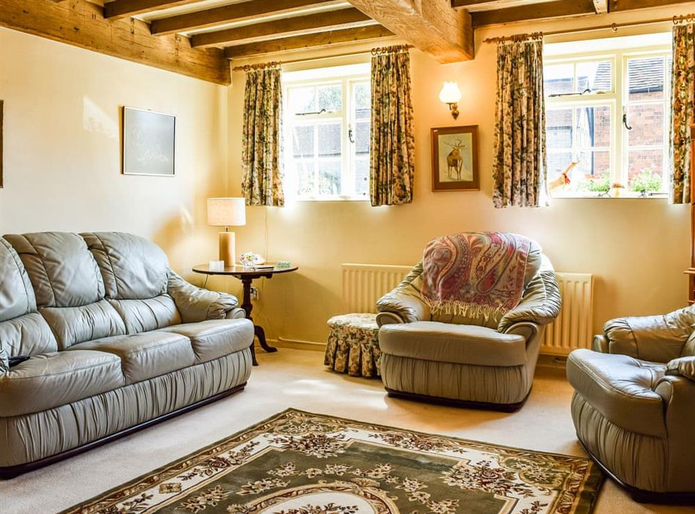 Living room at Saxon Barn in Bidford-on-Avon, Warwickshire