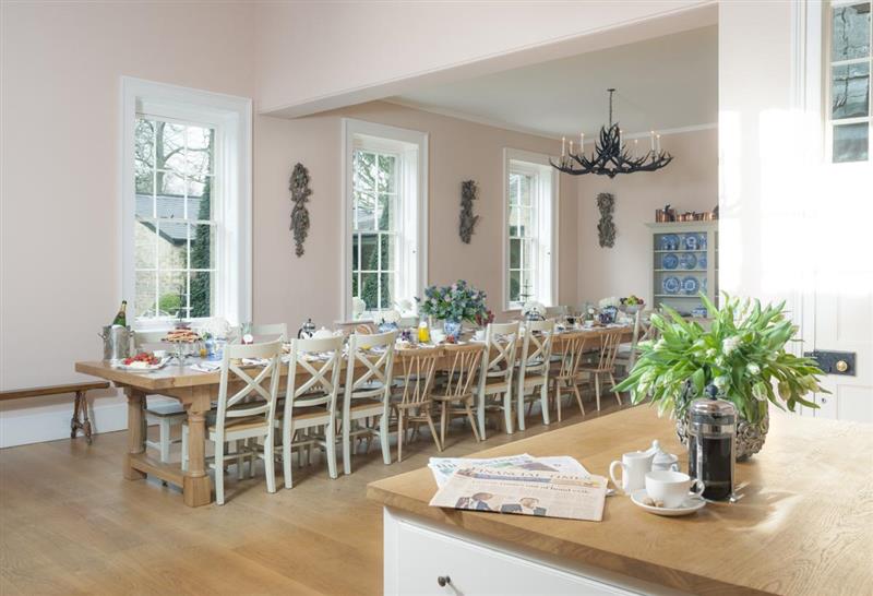 Dining area at Sayers Mansion, Saxmundham, Suffolk